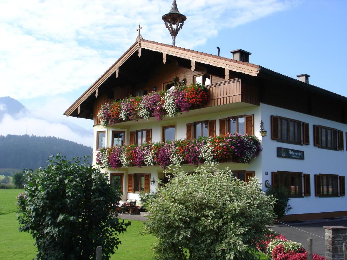 Bio-Bauernhof Bachangerhof Kossen Bagian luar foto