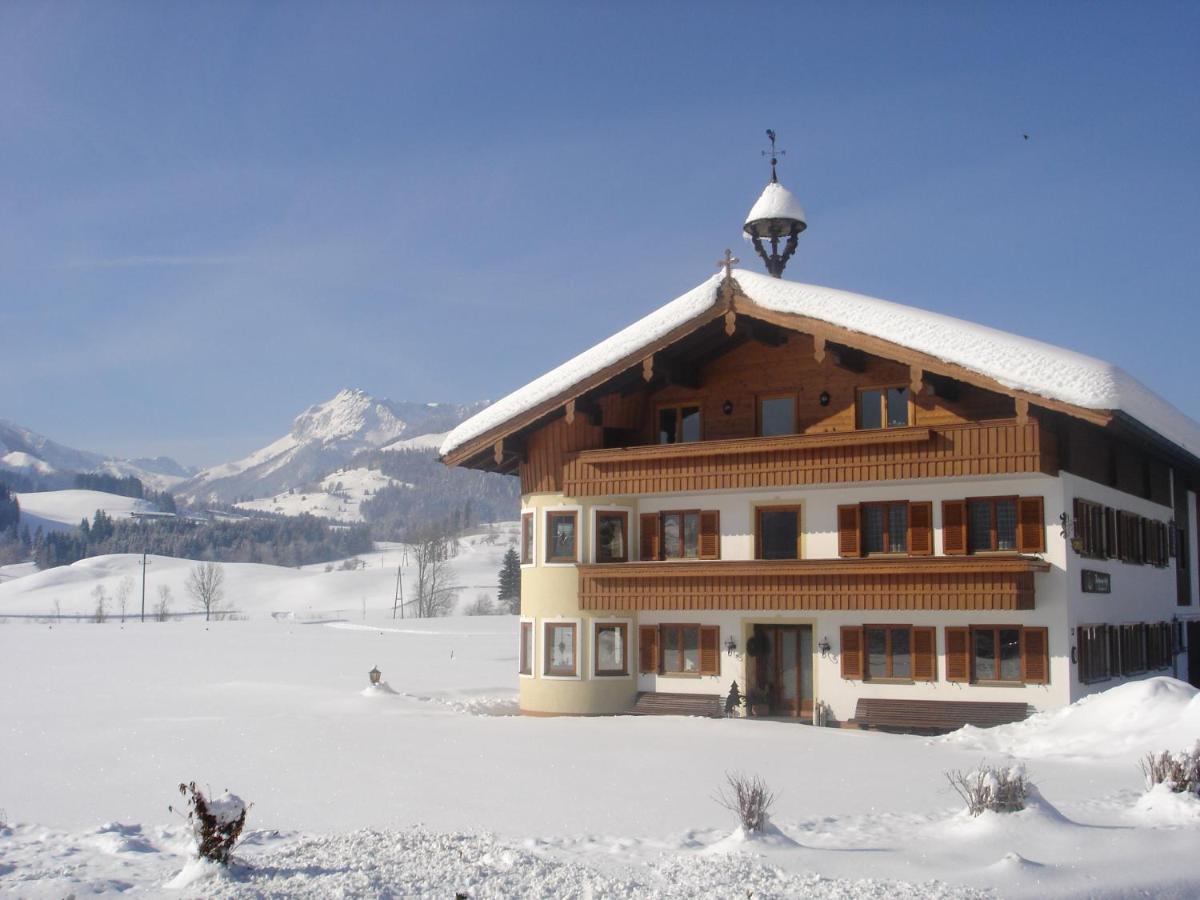 Bio-Bauernhof Bachangerhof Kossen Bagian luar foto
